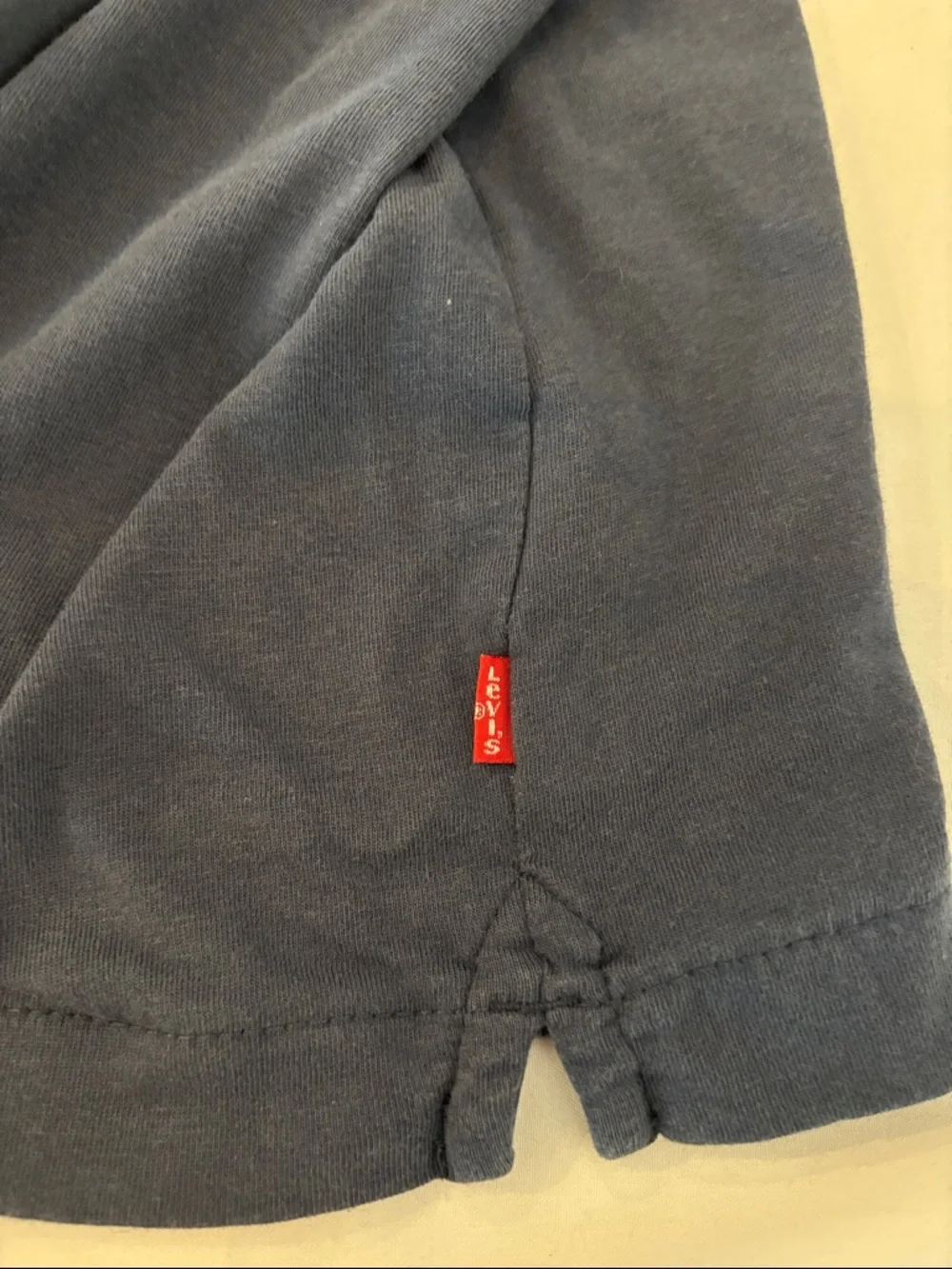 Levi's Men’s Blue California Republic Bear Graphic Long Sleeve Hoodie - Small